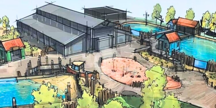 Impressie van het nieuwe gebied in Dierenpark Hoenderdaell
