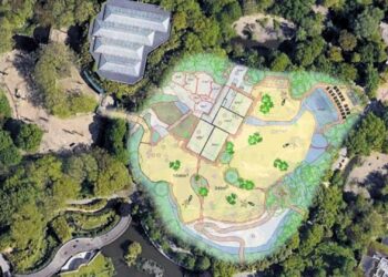 Tekening: dit wordt het nieuwe olifantenverblijf in Diergaarde Blijdorp