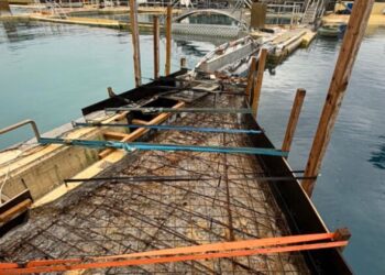 ‘Instortingsgevaar’ bij orkabassin in Frankrijk: beelden van reparaties