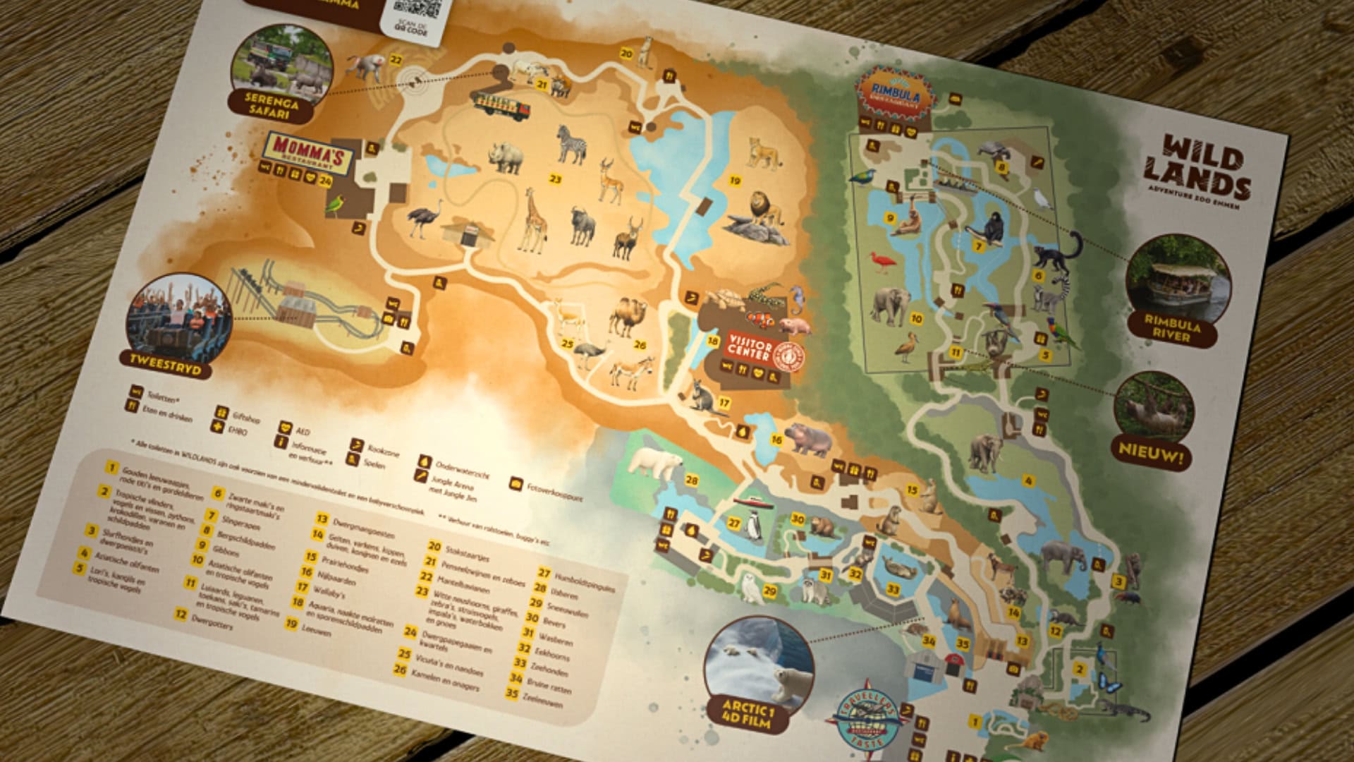 Verdwenen diersoort keert terug op nieuwe plattegrond van Wildlands