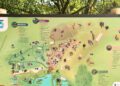 Engelse dierentuinen kopiëren illustraties van Nederlands dierenpark